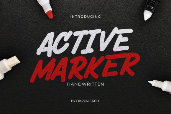 Active Marker: A Handwritten Font for Professional Branding