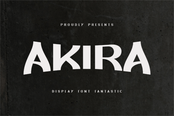 Akira Monoletter: A Display Font with Editorial Charm