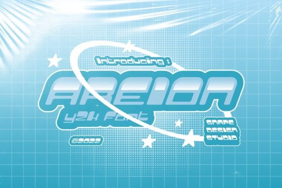 Areion: A Futuristic Display Font for Digital Creativity