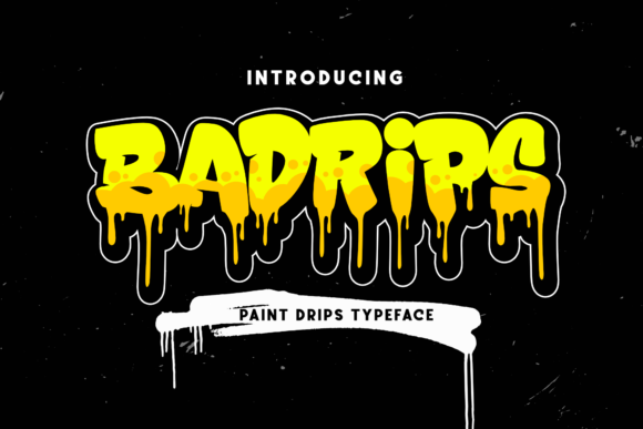 Badrips: A Bold Display Font for Modern Editorial Design