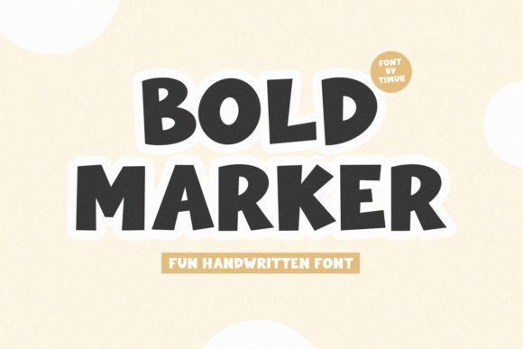 Bold Marker Font for Eye-Catching Branding