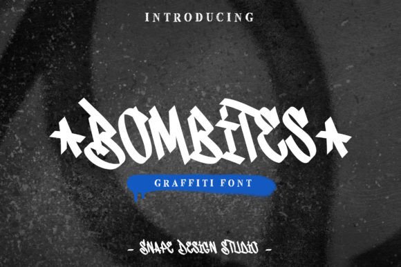 Bombites: A Graffiti-Inspired Display Font for Bold Branding