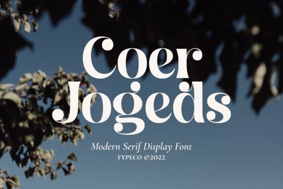 Coer Jogeds: A Serif Font for Bold Digital Branding