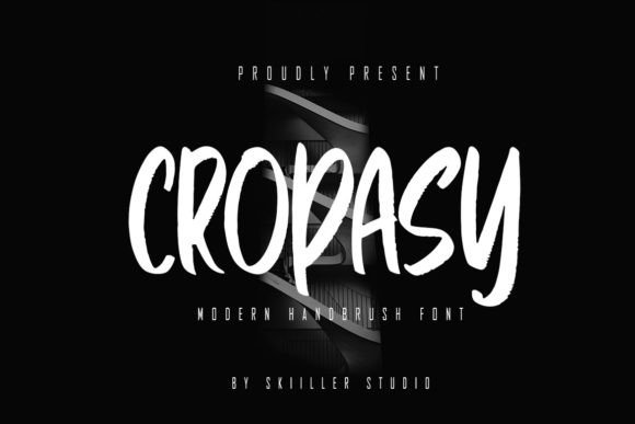 Cropasy: A Modern Display Font for Web Design