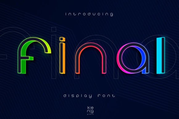 Final: A Modern Display Font for Editorial Elegance