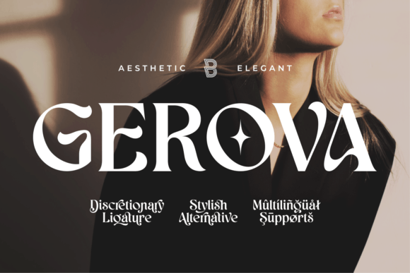 Gerova: A Serif Display Font for Impactful Campaigns