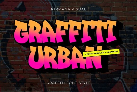 Graffiti Urban: A Bold Display Font for Urban Vibes