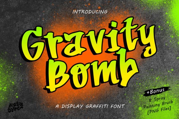 Gravity Bomb Font for Web Design