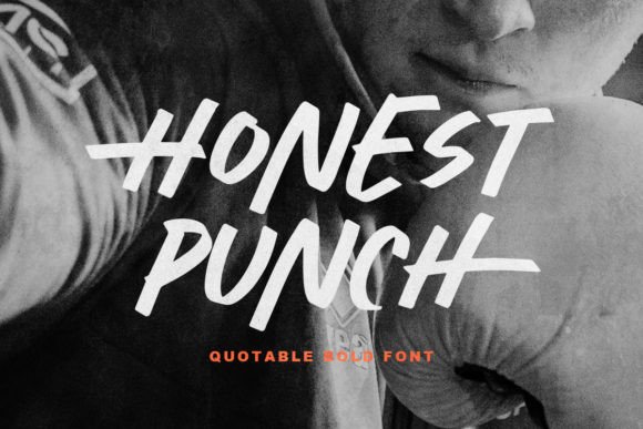 Honest Punch Font for Handmade Creations