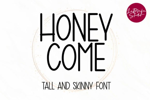 Honeycome Font for Handmade Creations