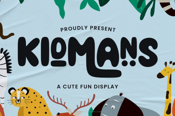 Kidmans: A Playful Display Font for Creative Branding