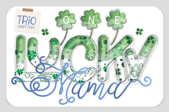 One Lucky Mama: A Display Font for Web Design Magic