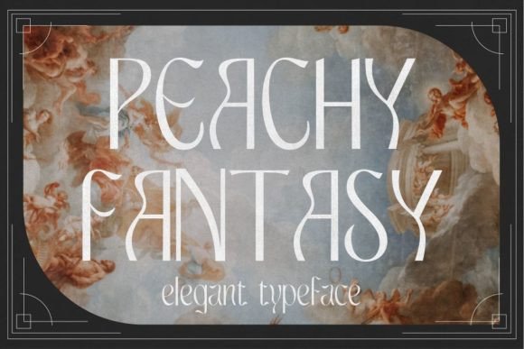 Peachy Fantasy: A Nostalgic Display Font for Web Design