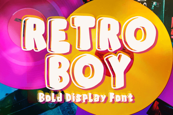 Retro Boy Font for Editorial Design and Content Creation