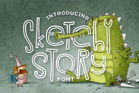 Sketchy Story: A Hand-Drawn Font for Modern Web Design