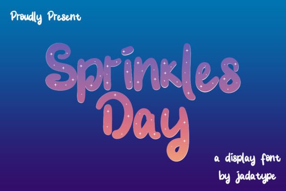 Sprinkles Day: A Playful Font for Creative Branding