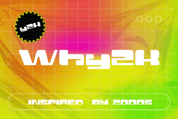 Why2k: A Retro Typeface for Bold Branding